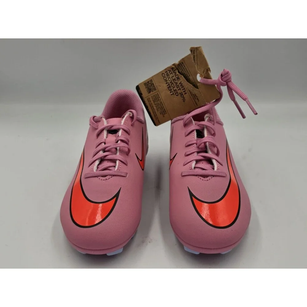 Nike Jr Vapor 16 Club FG/MG Soccer Cleats Pink Youth US Size 2Y